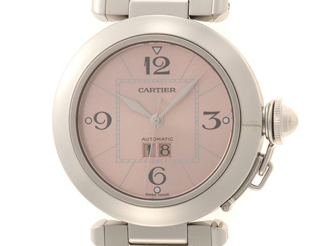 CARTIER カルティエ パシャC ビッグデイト W31058M7 腕時計 スティール