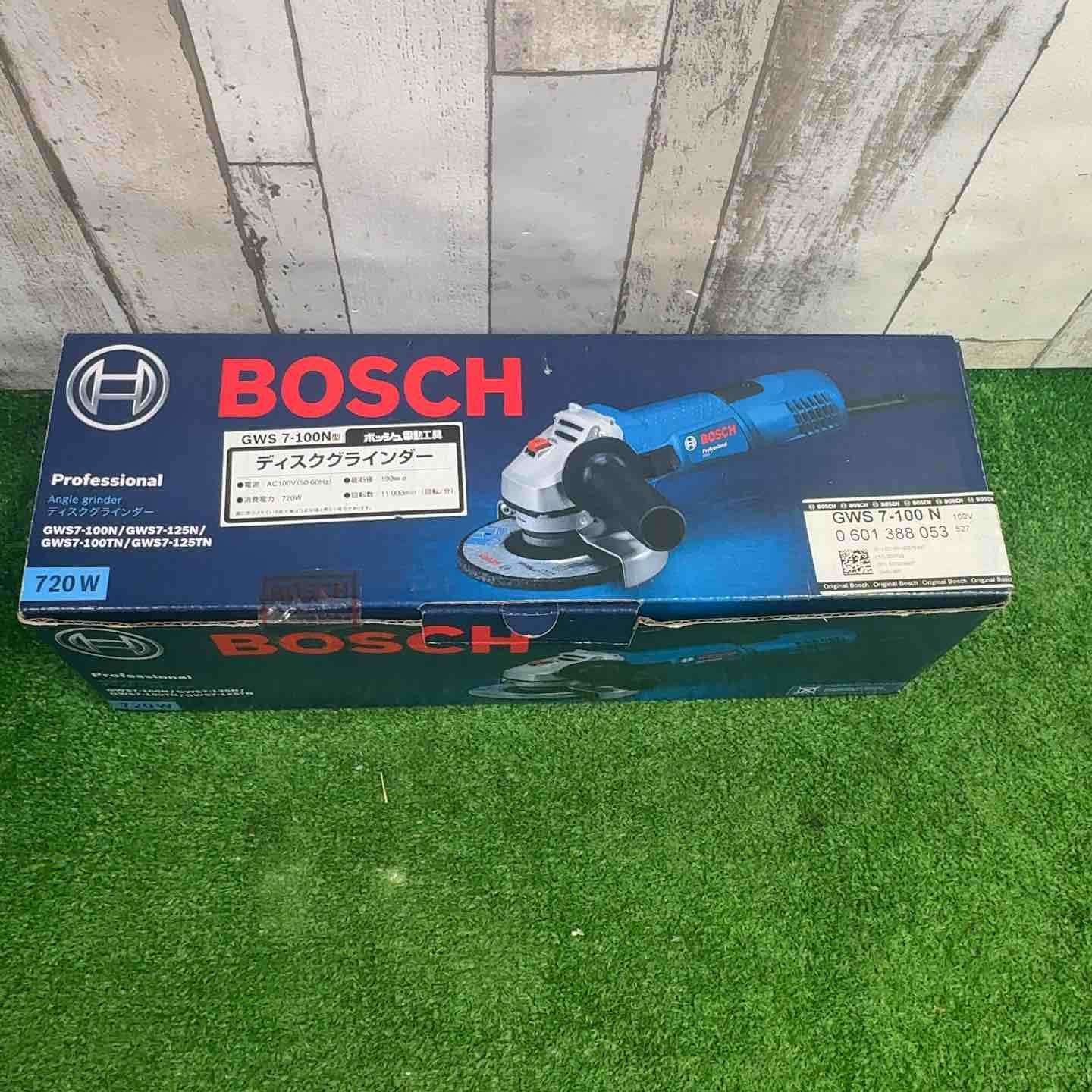 ボッシュ(BOSCH) 100㎜ディスクグラインダー GWS7-100N【町田店】