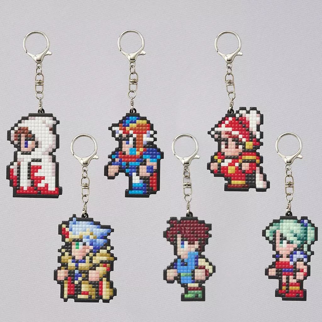 【中古】キーホルダー 全6種セット 「ファイナルファンタジー ピクセルリマスター ビルドチャームコレクション Vol.1」