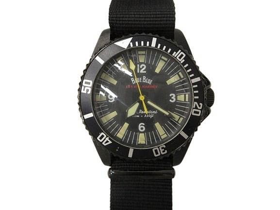 ブルーブルー BLUE BLUE オートマチック ダイバーウォッチ AUTOMATIC DIVER WATCH 腕時計 ブラック 自動巻
