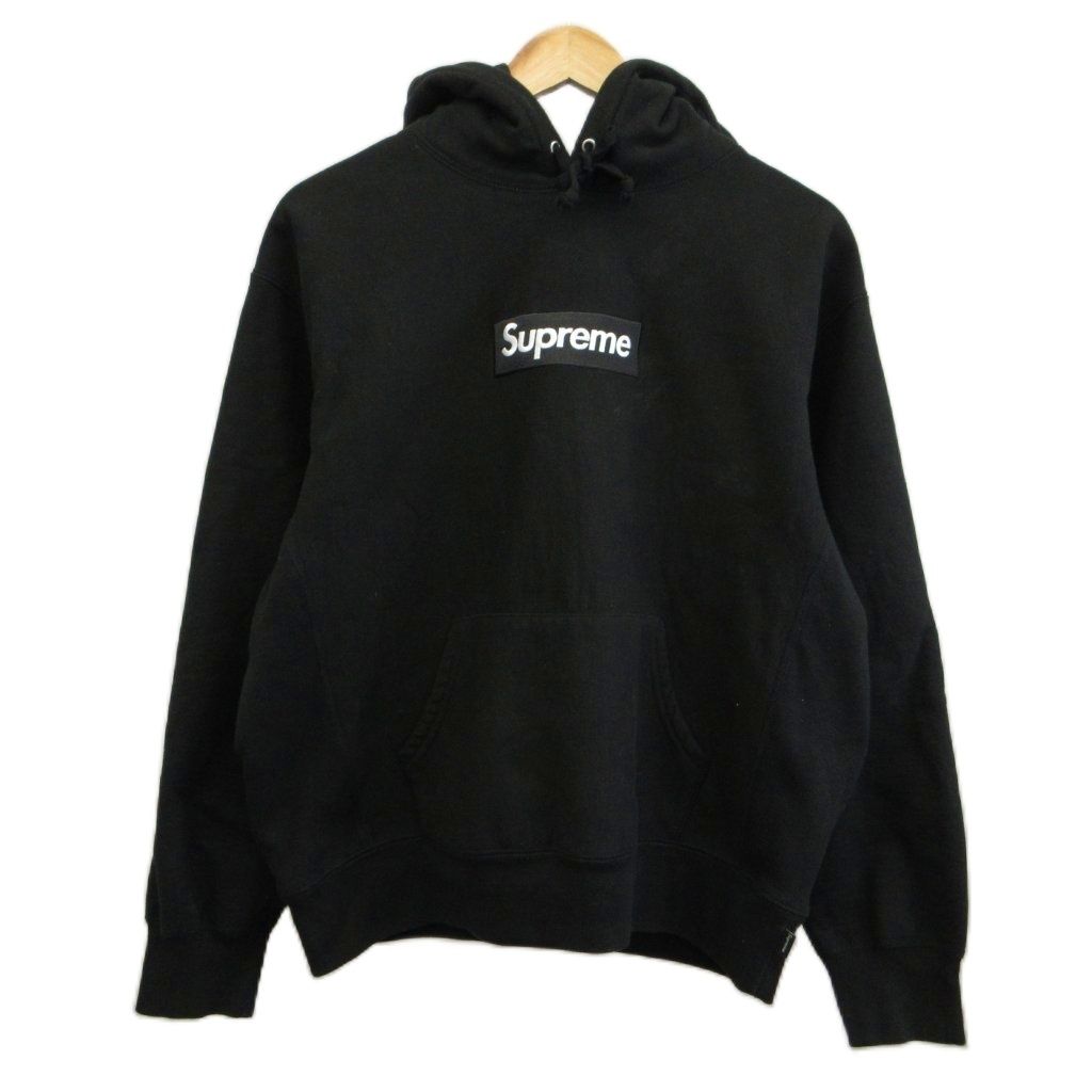 SUPREME フーディー ブラック シュプリーム SUPREME ボックスロゴ フーディー スウェットシャツ Box