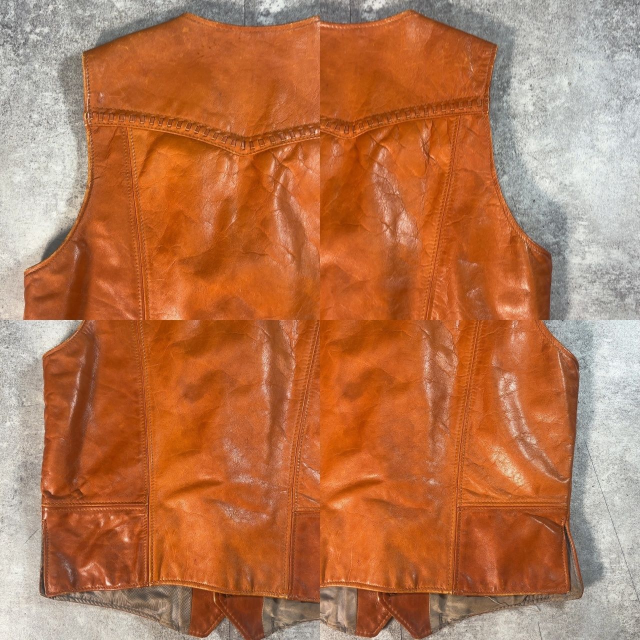 Schott ショット レザーベスト 70's vintage ヴィンテージ 革ベスト
