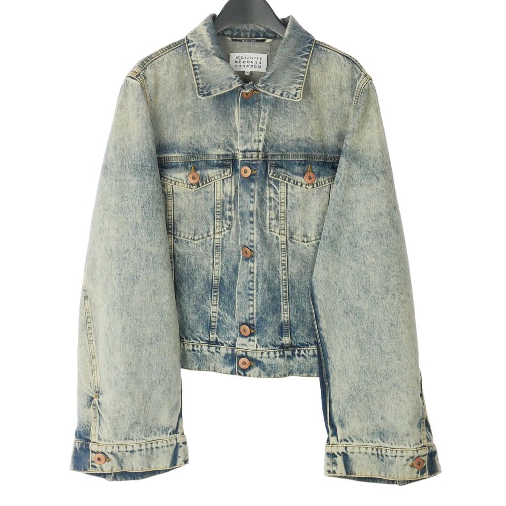 メゾンマルジェラ Maison Margiela 20SS DENIM BLOUSON CAPE デニムブルゾン ケープ ジャケット 40 インディゴ S51AM0385