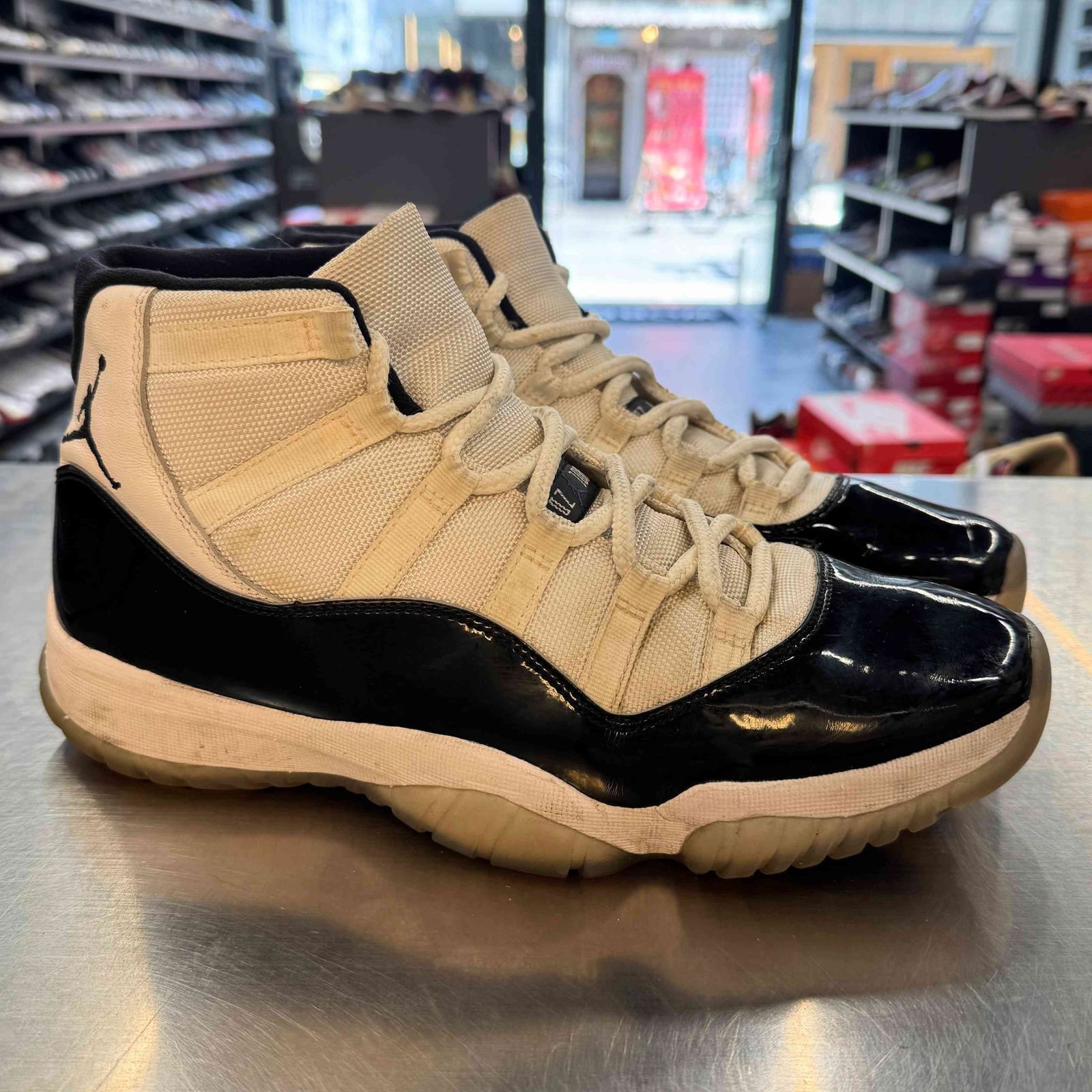 【US10】 AIR JORDAN 11 RETRO CONCORD 378037-100 【中古】 箱有
