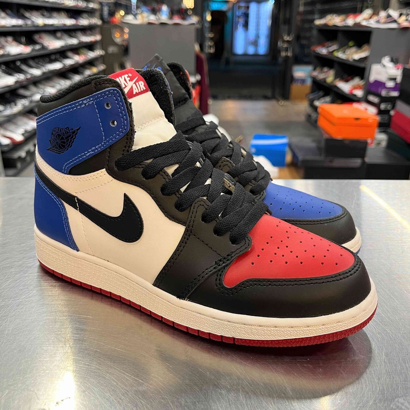 【US6Y】 AIR JORDAN 1 RETRO HIGH OG BG TOP3 575441-026 【中古】 箱有