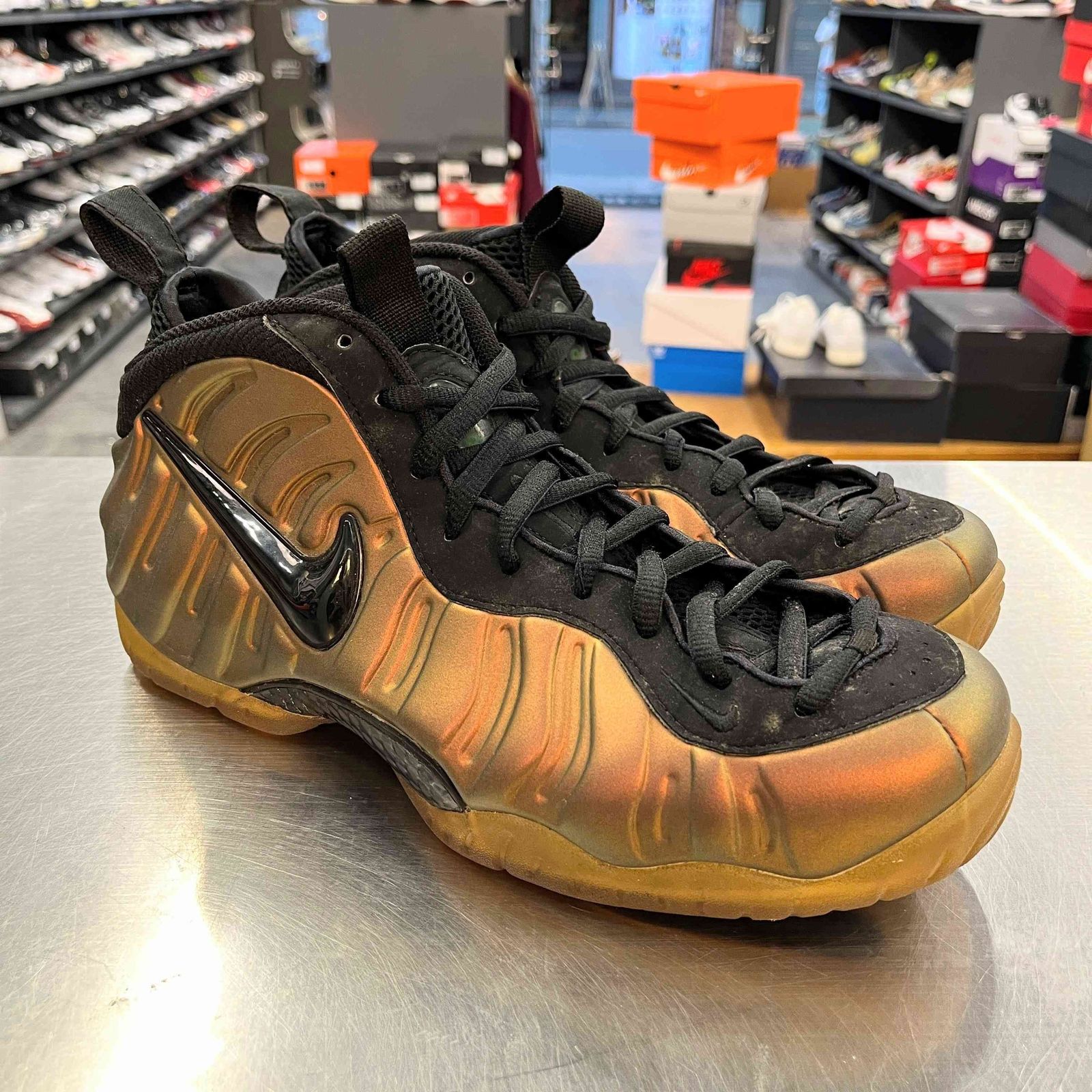 【US11】 NIKE AIR FOAMPOSITE PRO 624041-302 【中古】 箱違