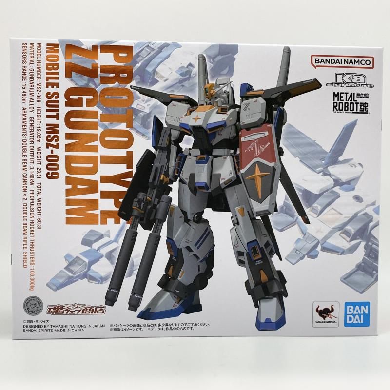 【中古】開封 METAL ROBOT魂 (Ka signature) ＜SIDE MS＞ MSZ-009 プロトタイプZZガンダム バンダイ 機動戦士ガンダムZZ(M-MSV)[17]
