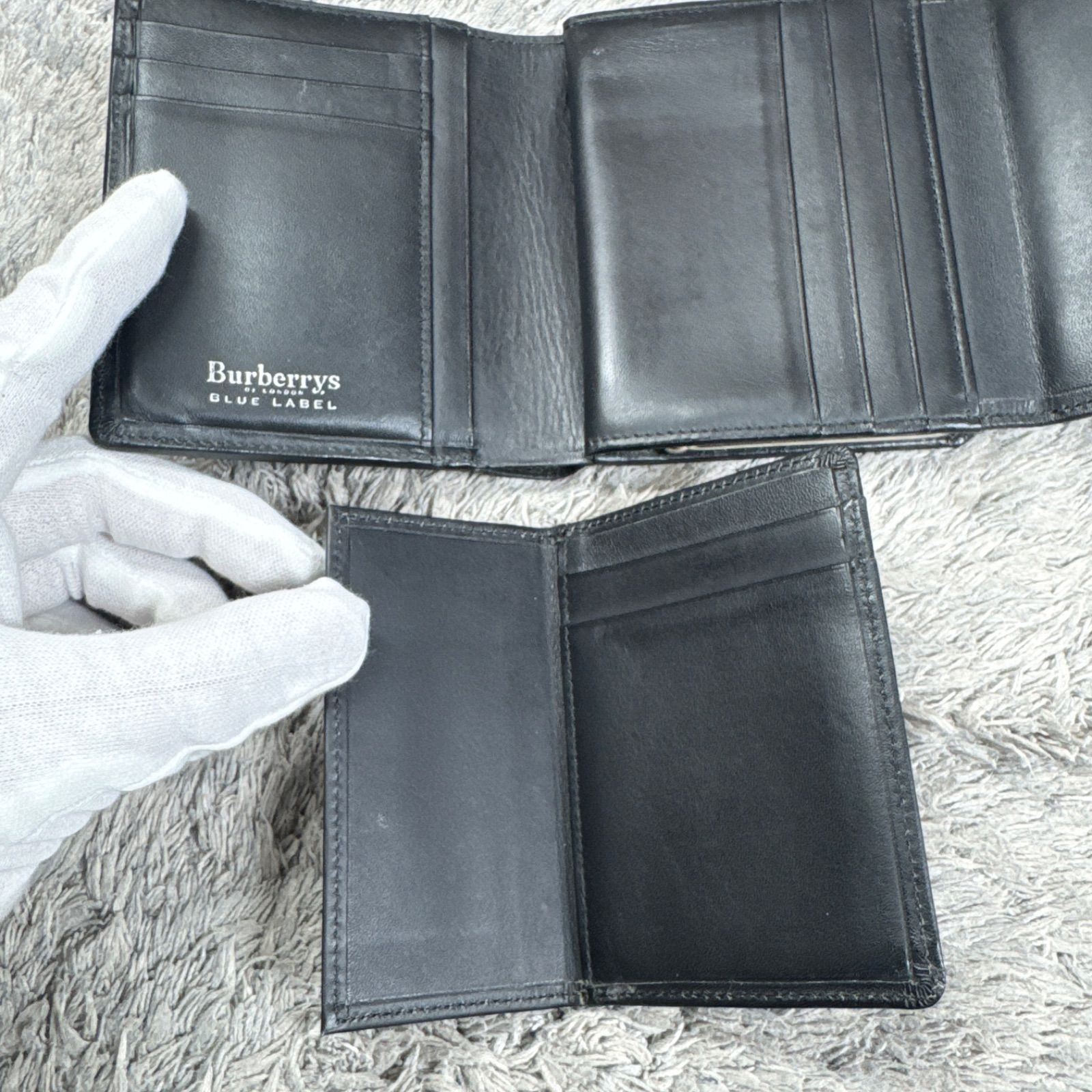 Burberrys BLUE LABEL バーバリーズ ブルーレーベル 三つ折り財布 ノバ