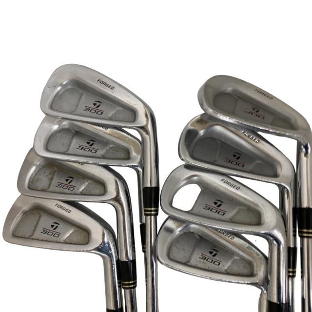 【中古】 テーラーメイド Taylor Made 300 FORGED 8S USA アイアンセット IR RIFLE (フレックスSX) メンズ 男性用 右利き 右用 Dランク ゴルフクラブ