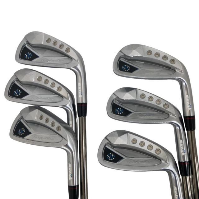【中古】 muziik muziik TURFRIDER Diamond Forged 6S アイアンセット IR 純正特注シャフト (フレックスR) メンズ 男性用 右利き 右用 Cランク ゴルフクラブ