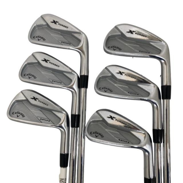 【中古】 キャロウェイ X FORGED STAR 6S アイアンセット IR NS PRO MODUS3 TOUR105 (フレックスS) メンズ 男性用 右利き 右用 Dランク ゴルフクラブ