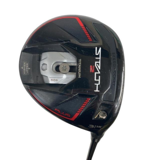 【中古】 テーラーメイド STEALTH2 PLUS 3W フェアウェイウッド FW Diamana TM50(FW) (フレックスSR) メンズ 男性用 右利き 右用 Cランク ゴルフクラブ