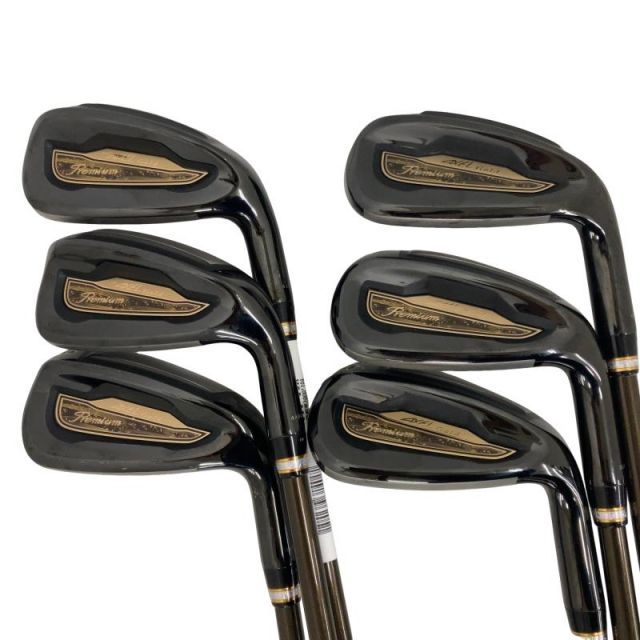 【中古】 つるや AXEL Gold Premium VI 7S アイアンセット IR AXEL Gold Premium VI(アイアン) (フレックスR) メンズ 男性用 右利き 右用 Cランク ゴルフクラブ