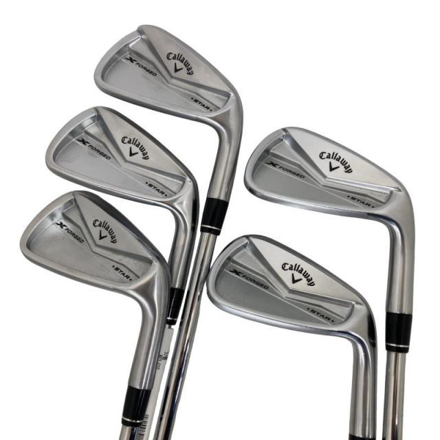 【中古】 キャロウェイ X FORGED STAR(2024) 6S アイアンセット IR リシャフト (フレックスその他) メンズ 男性用 右利き 右用 Cランク ゴルフクラブ 48,913円