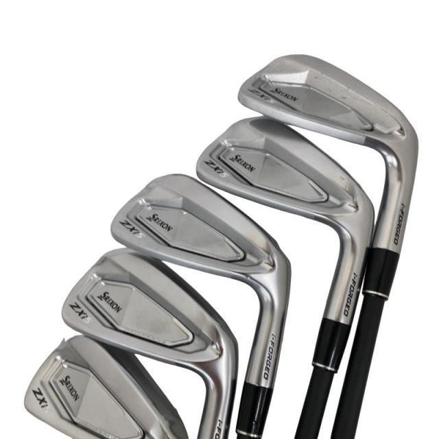 【中古】 ダンロップ SRIXON ZXi5 6S アイアンセット IR 純正特注シャフト (フレックスS) メンズ 男性用 右利き 右用 Cランク ゴルフクラブ