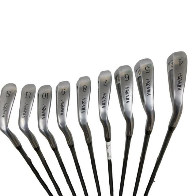 中古】 本間ゴルフ BIG-LB 黒七宝 10S アイアンセット IR M40 NEW