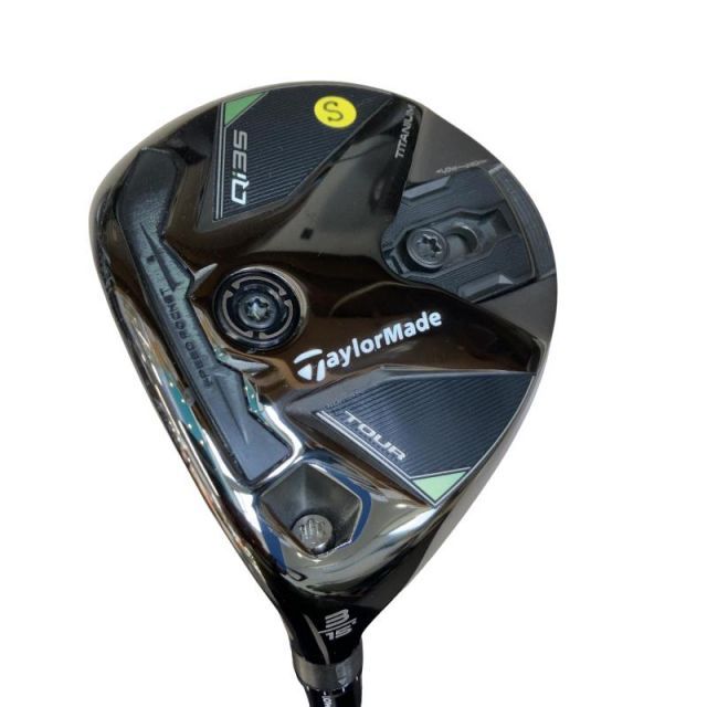 【中古】 テーラーメイド Qi35 TOUR 3W レフティ フェアウェイウッド FW 純正特注シャフト (フレックスS) メンズ 男性用 左利き レフティ 左用 Cランク ゴルフクラブ