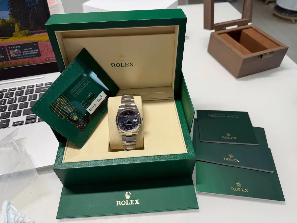 ROLEX デイトジャスト 36mm ブルー 新品 2026年6月6日 商品