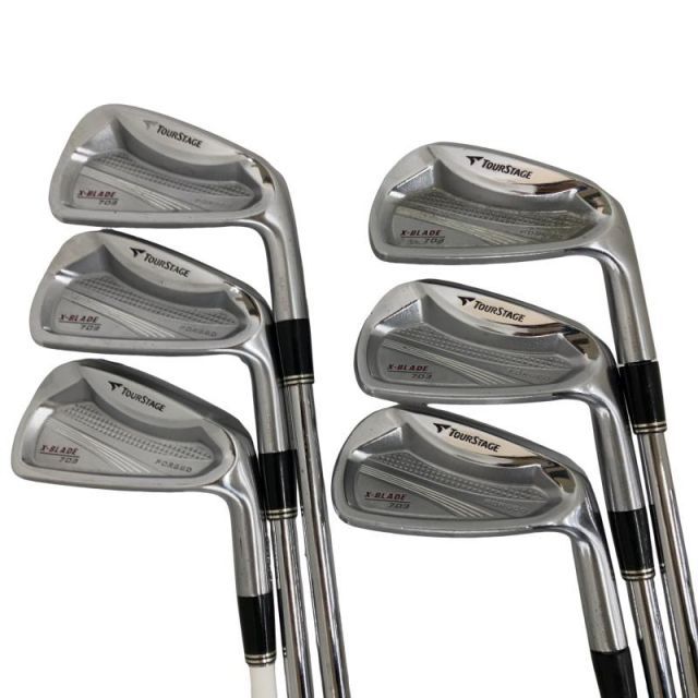 【中古】 ブリヂストン TOURSTAGE X-BLADE 703 6S アイアンセット IR NS PRO 950GH ウェイトフロー (フレックスS) メンズ 男性用 右利き 右用 Cランク ゴルフクラブ