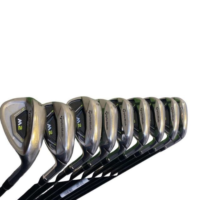 【中古】 テーラーメイド M2(2017) 9S アイアンセット IR TM7-217 (フレックスR) メンズ 男性用 右利き 右用 Cランク ゴルフクラブ