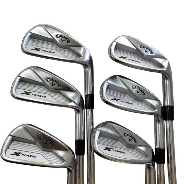 【中古】 キャロウェイ X FORGED(2018) 6S アイアンセット IR Dynamic Gold (フレックスS) メンズ 男性用 右利き 右用 Cランク ゴルフクラブ