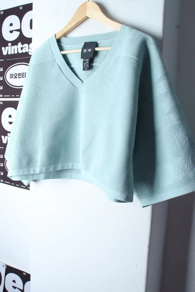 W(XL) アディダス 長袖Tシャツ IVY PARK コラボ メッシュ ミント-811B