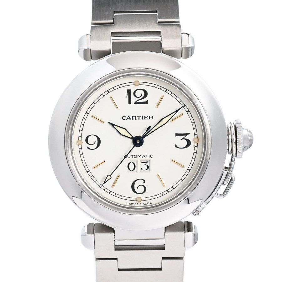 CARTIER カルティエ 腕時計 パシャC ビッグデイト W31044M7