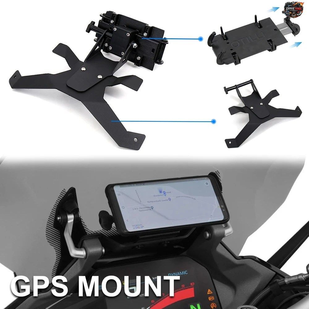 BMW R1250RS 2019-21用改造用スマートフォンホルダースタンド、GPSマウント、ナビゲータープレートブラケット、新品バイクアクセサリー