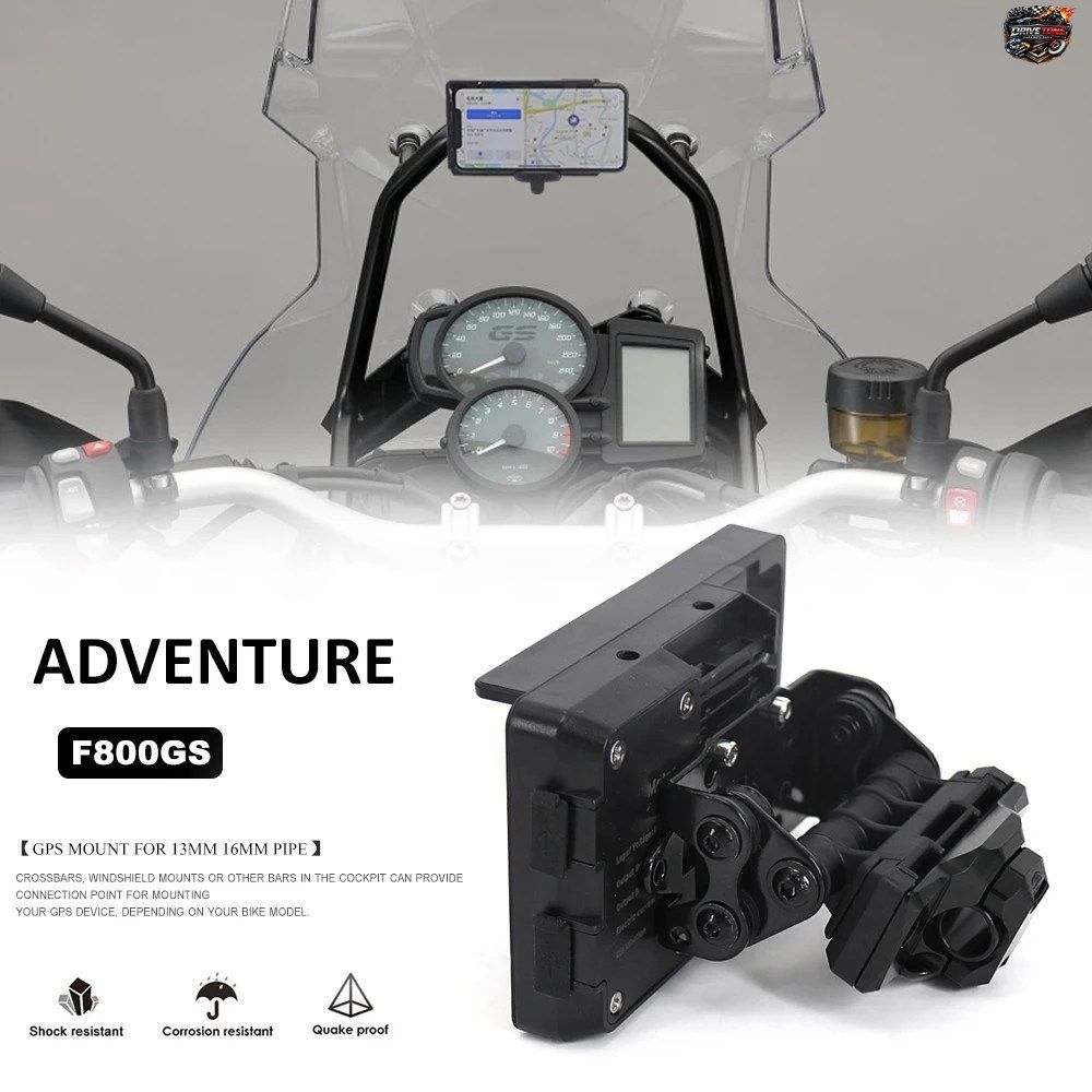 オートバイアクセサリー O 13mm 16mm クロスバー GPSマウント BMW F800GS ABS アドベンチャー ADV 2014 - 2019 ナビゲーションブラケット