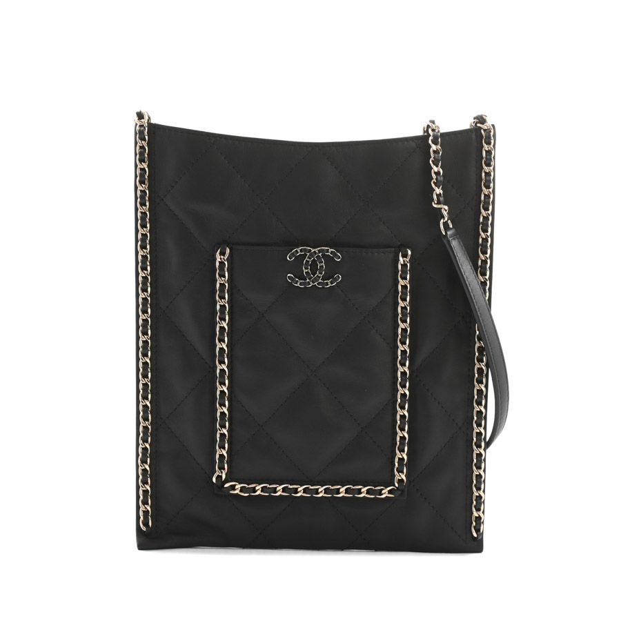 CHANEL シャネル ショルダーバッグ チェーンショッピングバッグ