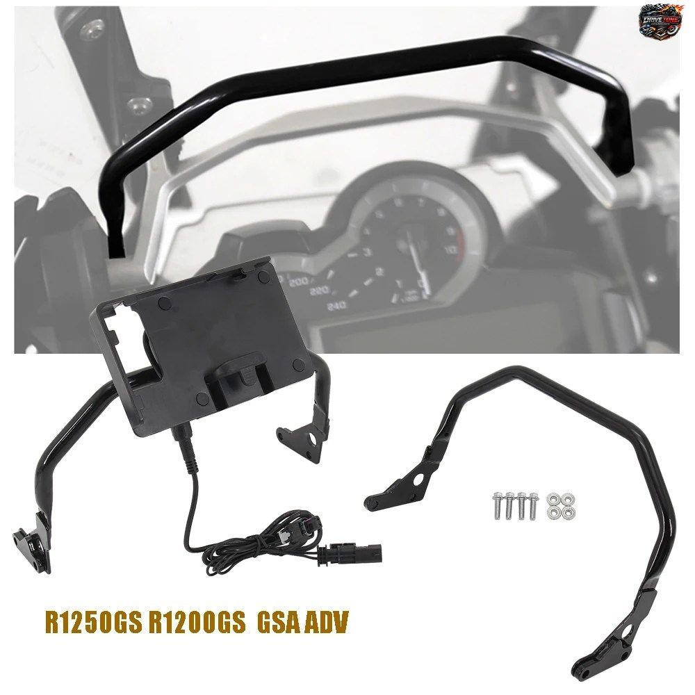 BMW R1250GS R1200GS R1200GS GSA ADV LC R 1200 アドベンチャー モーターサイクル用携帯電話ナビゲーションハンドルバーブラケットサポー