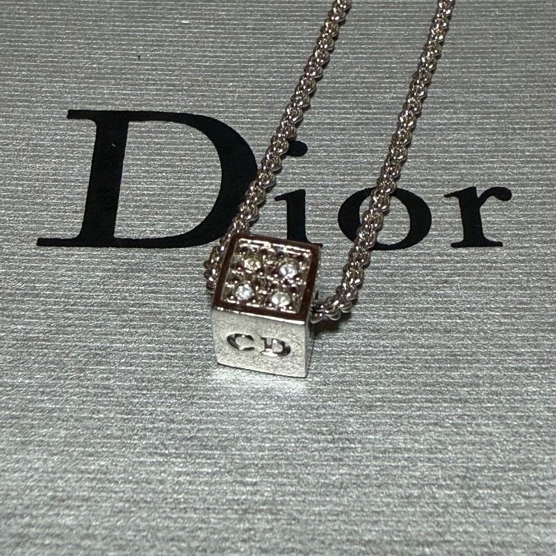 訳あり】Christian Dior クリスチャンディオール ネックレス CDロゴ