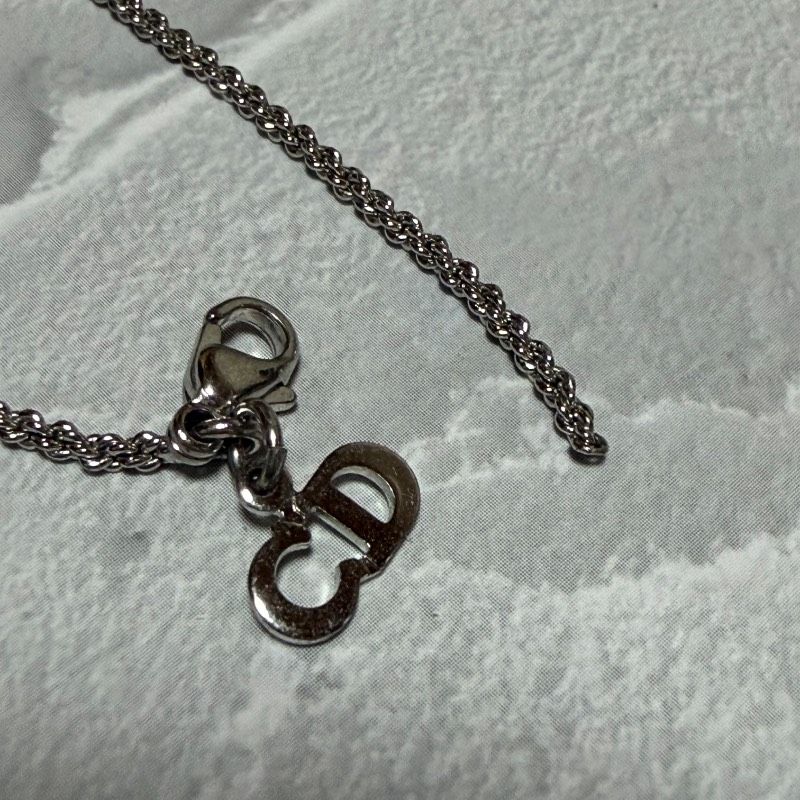 訳あり】Christian Dior クリスチャンディオール ネックレス CDロゴ