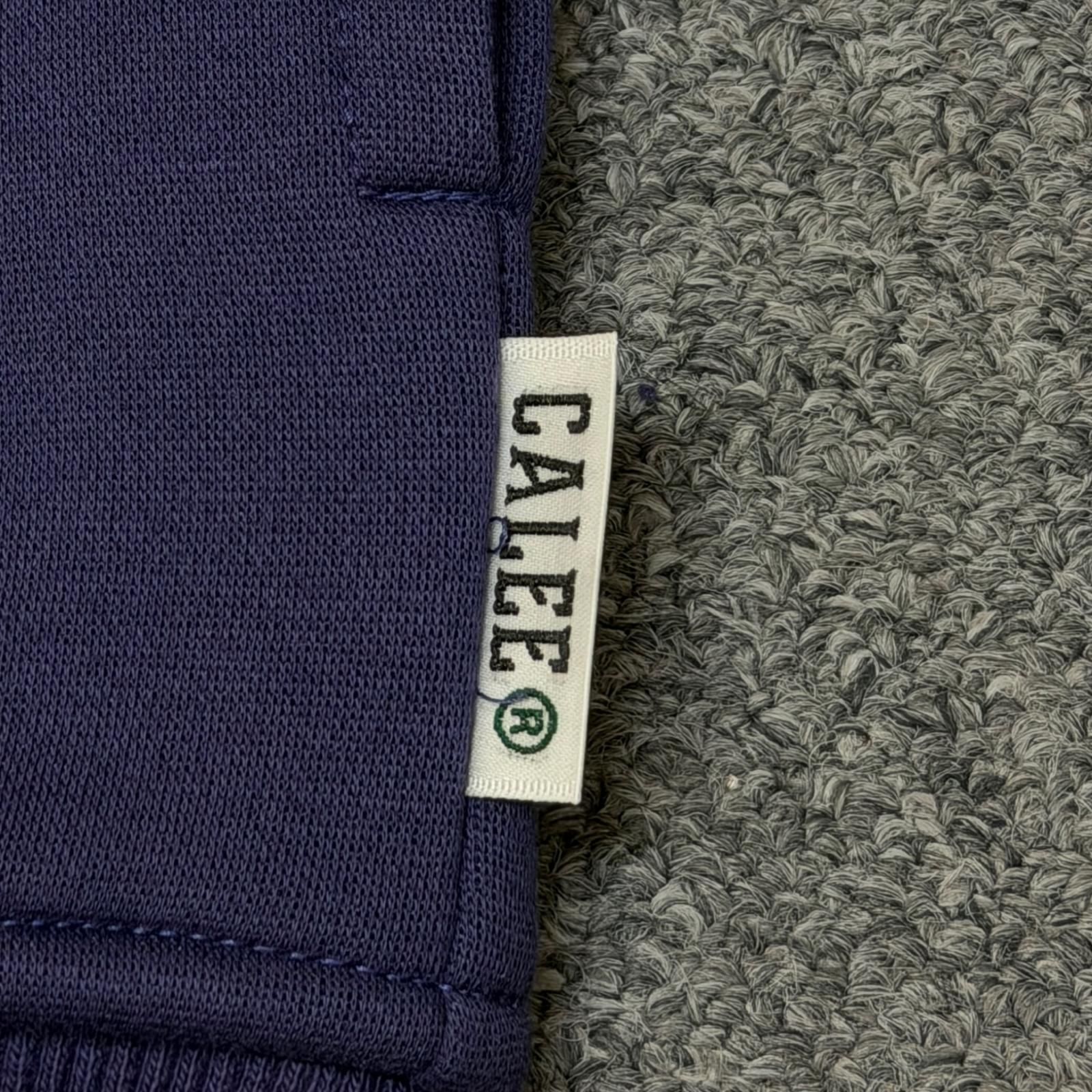参考上代17600円 未使用 CALEE 25AW CALEE HIGH GAUGE DOUBLE KNIT HALF ZIP SW ハーフジップ スウェット キャリー CL-25AW018 パープル L （17699M） 参考上代17600円 未使用 CALEE 25AW CALEE HIGH GAUGE DOUBLE KNIT