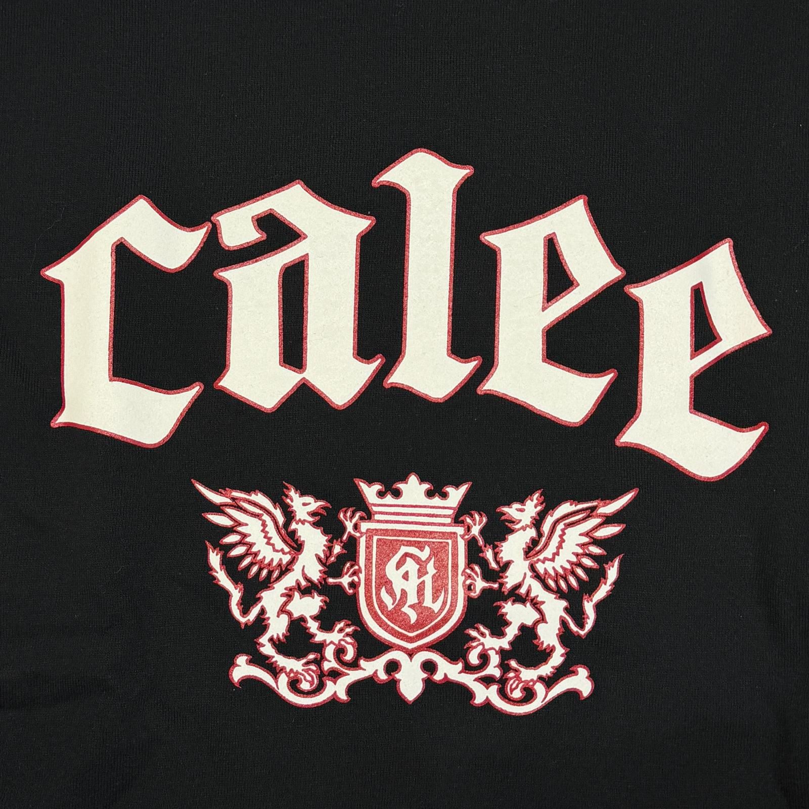 参考上代17600円 未使用 CALEE 25AW EMBLEM LOGO CREW NECK SW
