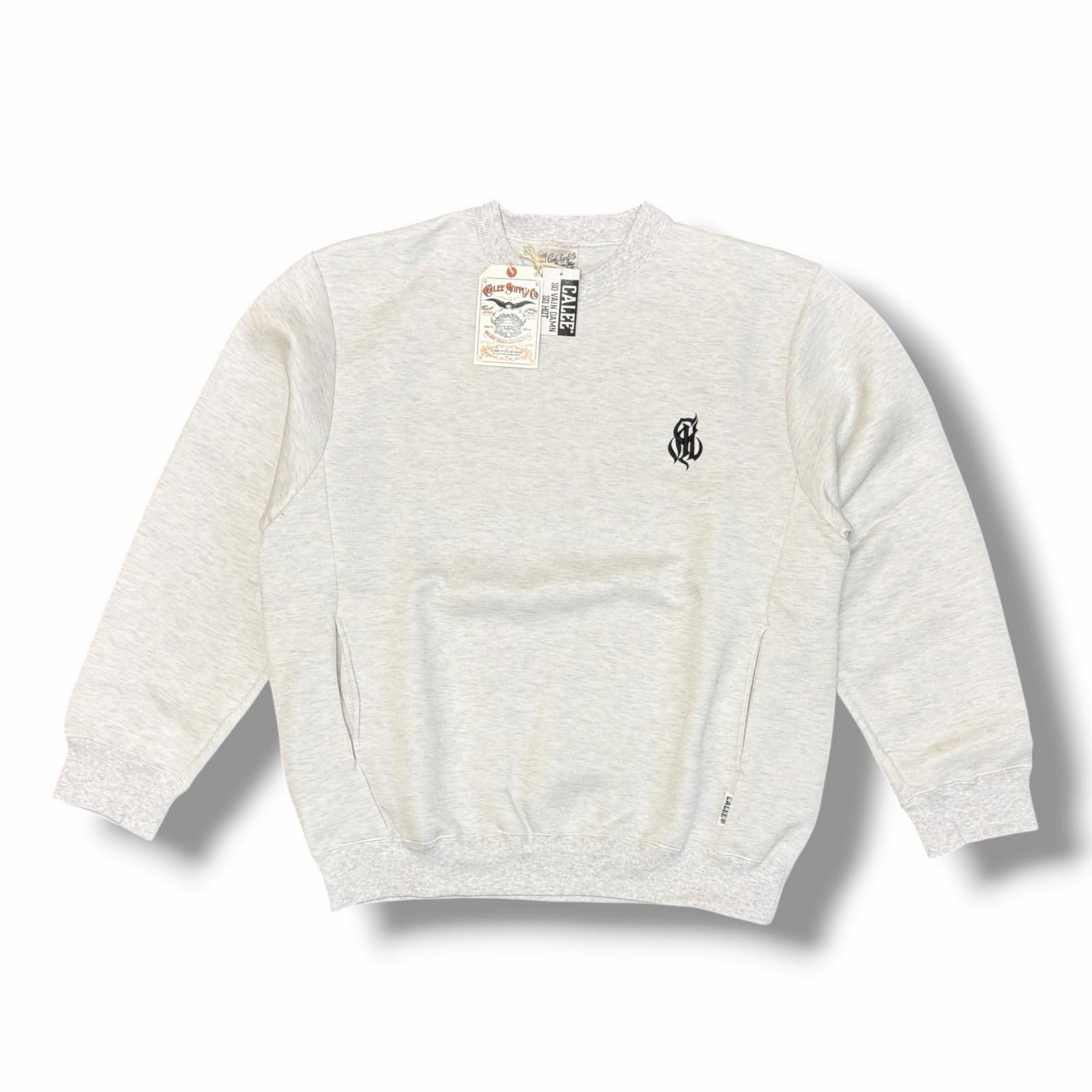 参考上代17600円 未使用 CALEE 25AW HIGH GAUGE DOUBLE KNIT CREW NECK SW クルーネックスウェット トレーナー キャリー CL-25AW019 グレー M （17696M） 参考上代17600円 未使用 CALEE 25AW HIGH GAUGE DOUBLE KNIT CREW NECK