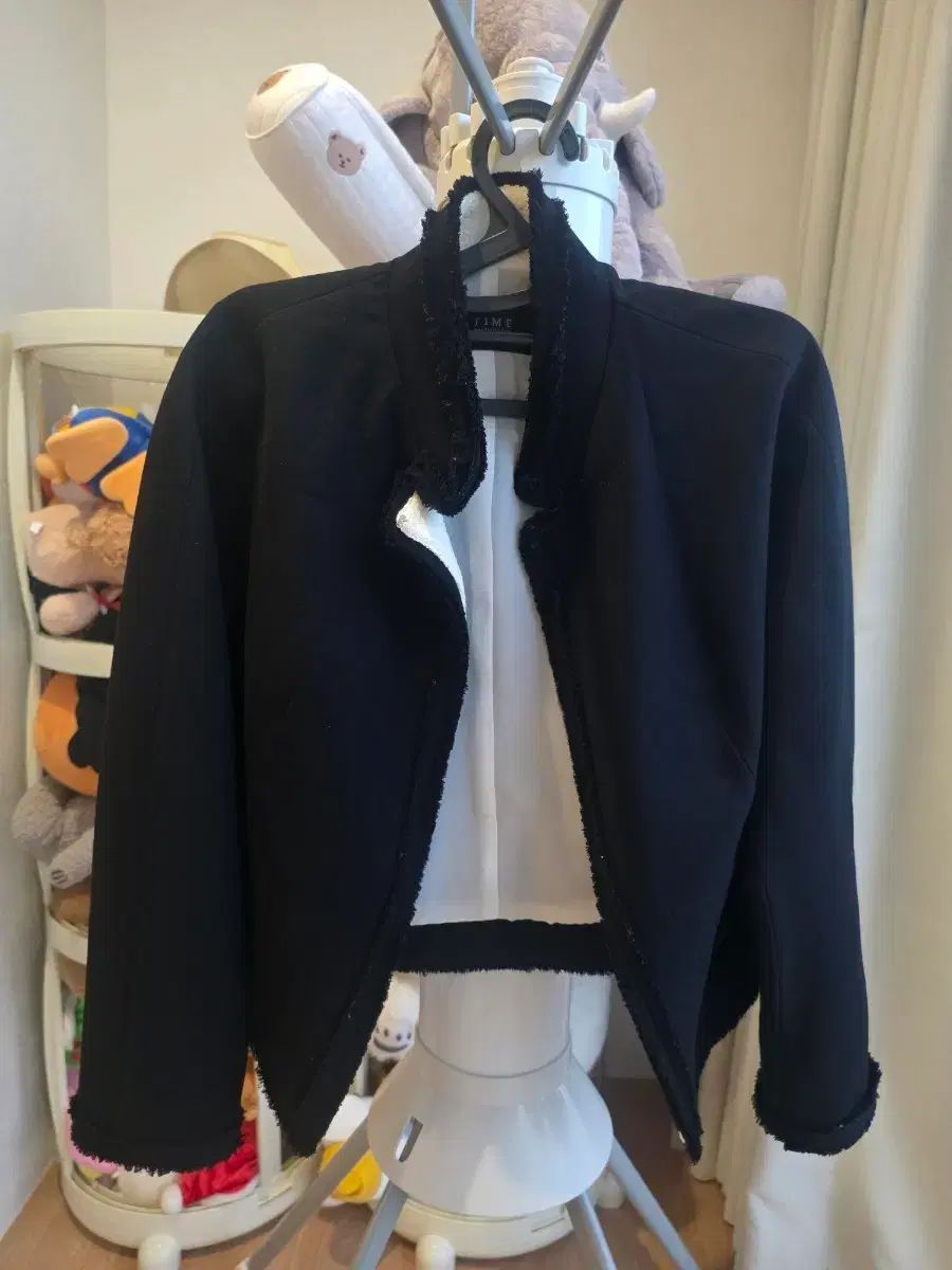 タイム ショート ジャケット ブラック