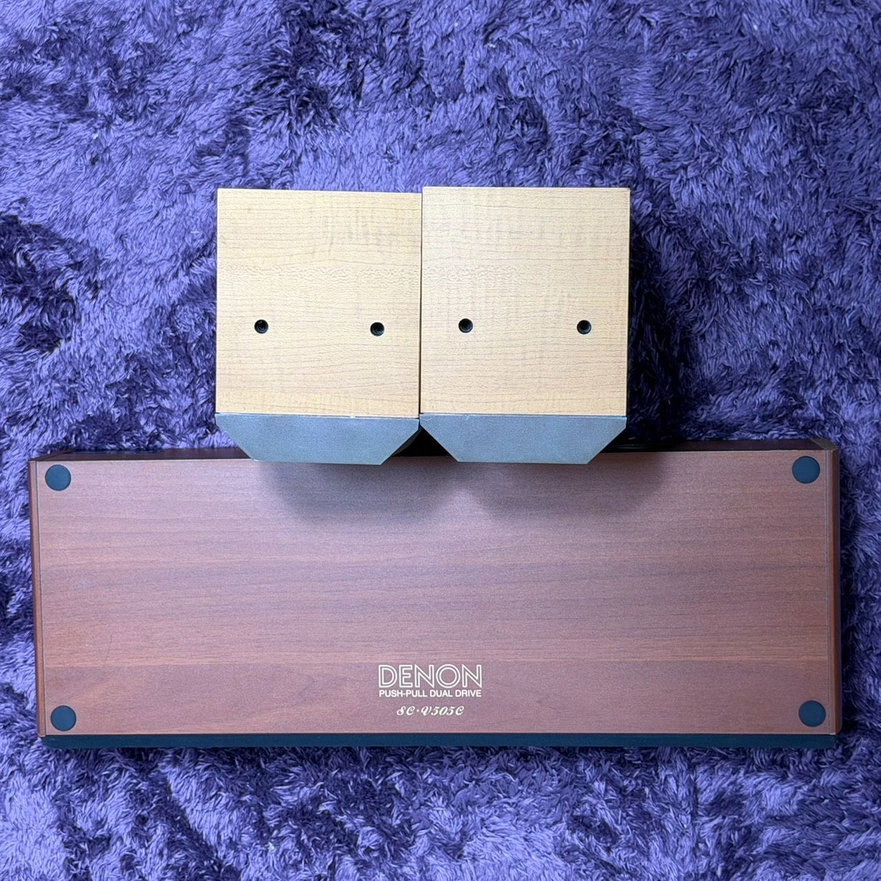 ナイツDENON センタースピーカー 5ウェイ美品 ☆動作品 送料無料 DENON デノンSC-V11 SC-V505C 小型スピーカー