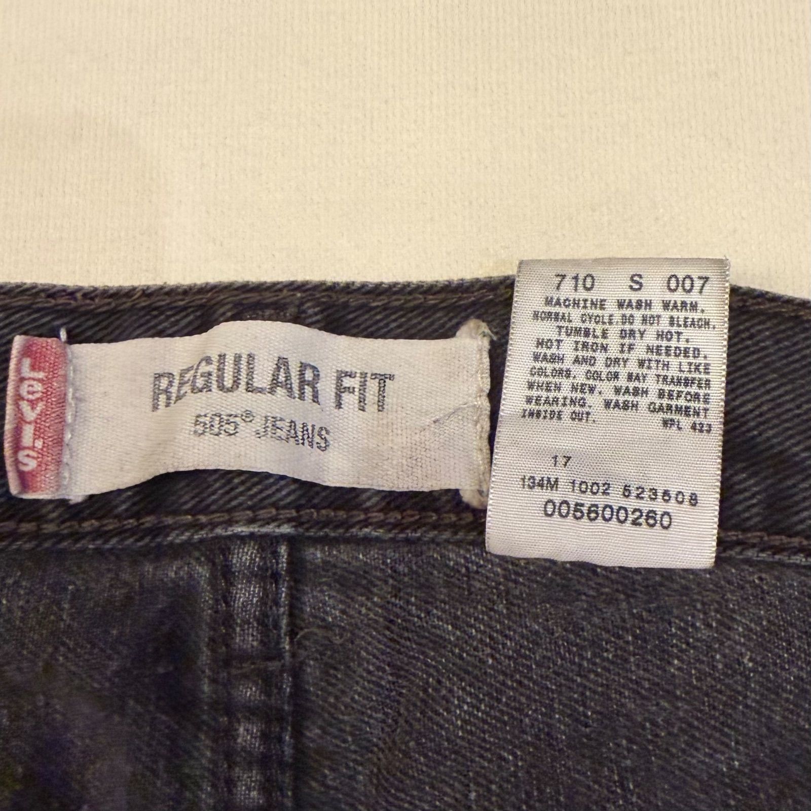 00s levi's 560 デニム ワイド 極太 アメカジ Y2K 海外 ストリート 黒