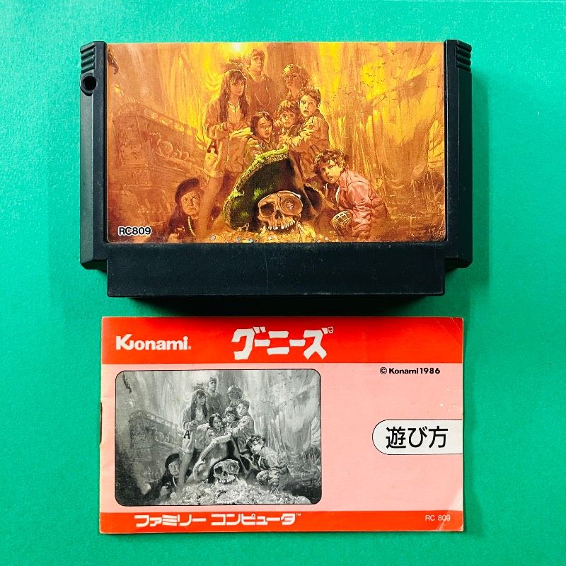 カセット・取説のみ】ファミコン グーニーズ KONAMI コナミ FC - メルカリ