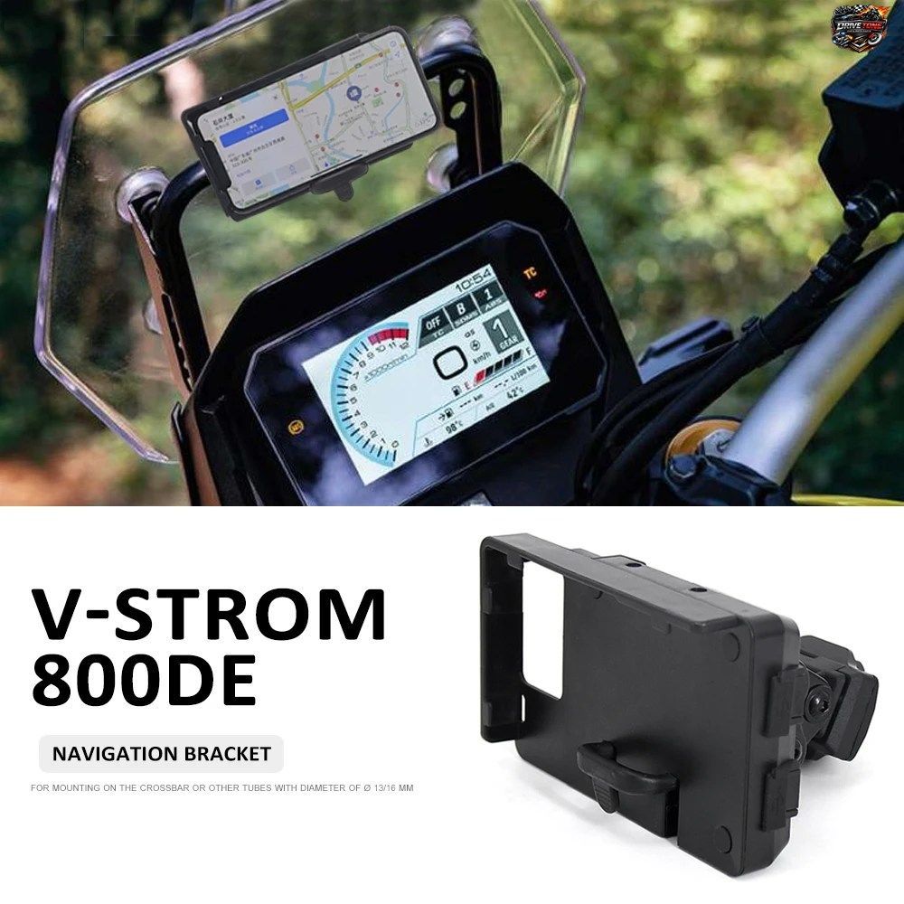 スズキ800DE 800DE 2023用GPSマウント、電話ホルダーフレームブラケット、ウインドシールドナビゲーションブラケット