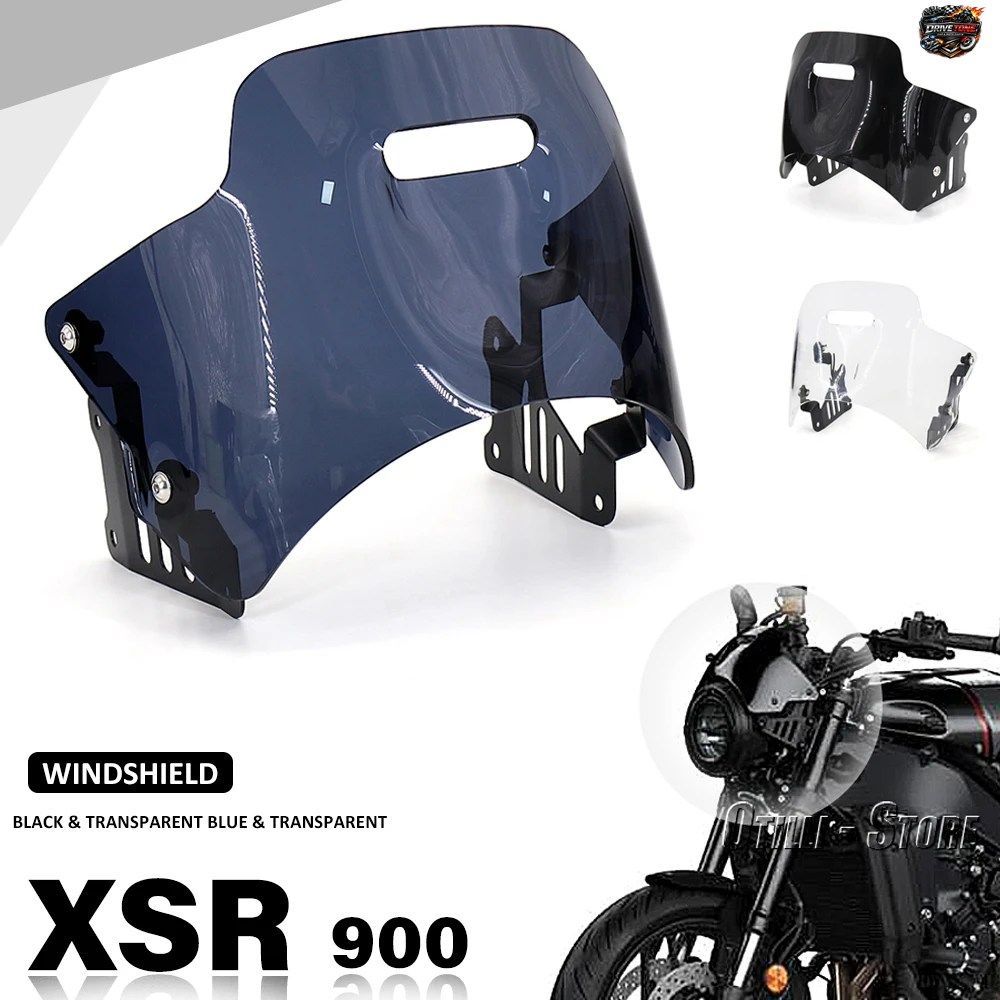 XSR900 ウインドシールド ウインドスクリーン ヤマハ XSR 900 XSR900 2022-2025 オートバイアクセサリー ウインドディフレクター フライス