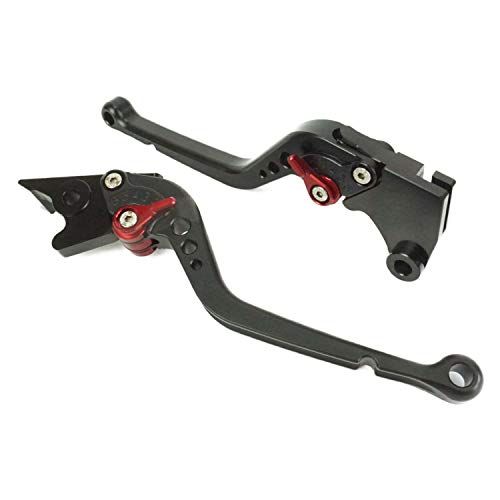 R★K121黒(赤) カワサキ ブレーキ クラッチロングレバー 6段階調整 エリミネーター Ninja250 Ninja400 Z250 Z400 ベルシス-X250 等に互換性あり 2f44ed11
