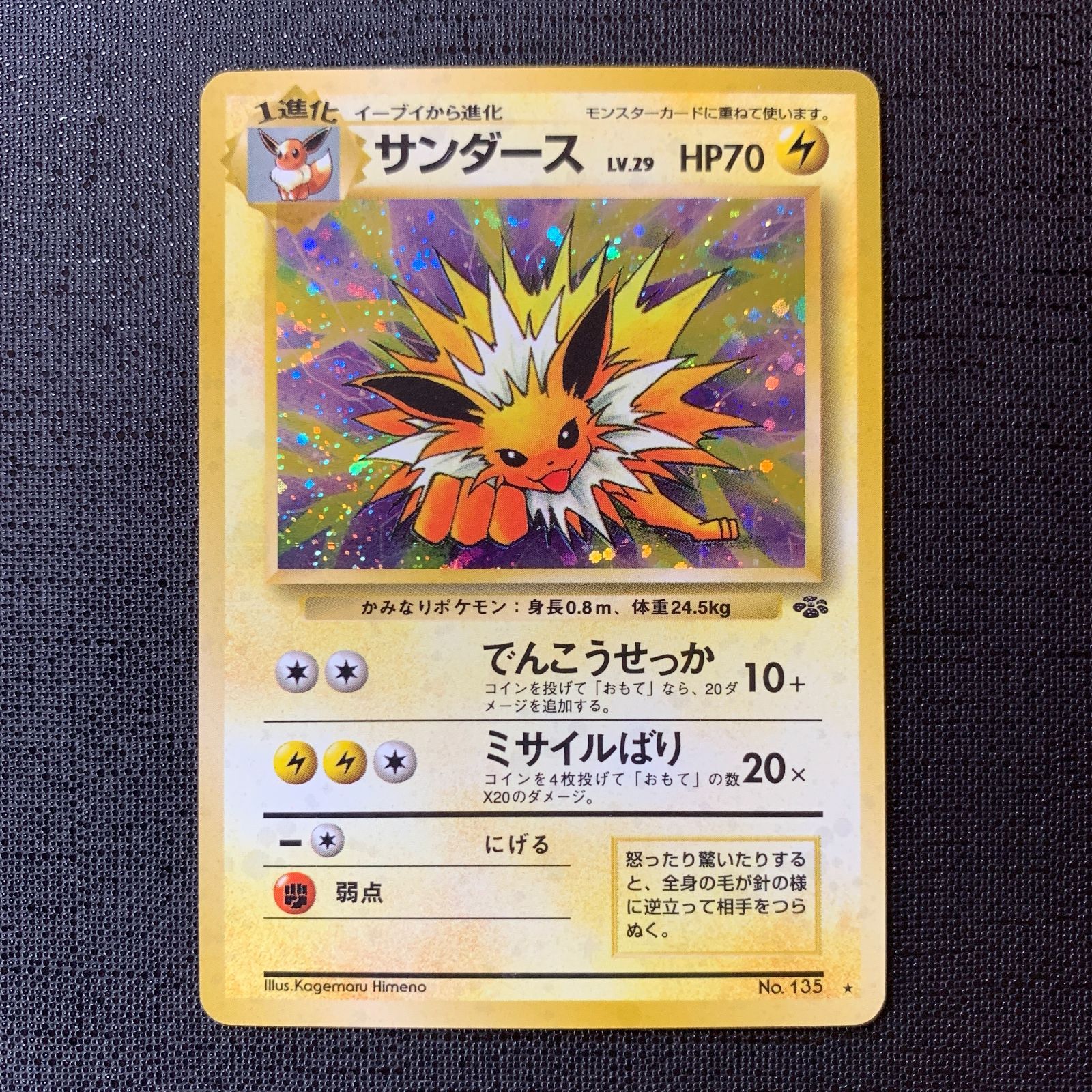 ポケモンカード サンダース Lv.29 第2弾拡張パック - メルカリ