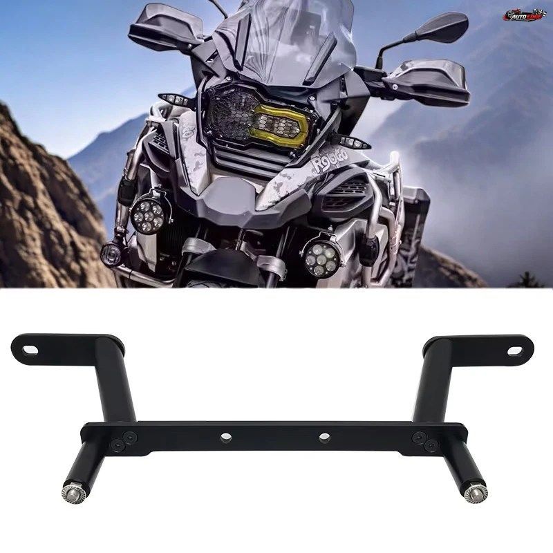 BMW R1200GS LC R1250GS ADVENTURE R1200GS ADV 2013-2023用アルミニウム製LEDライトブラケット、補助ライト、フォグライトブラケット