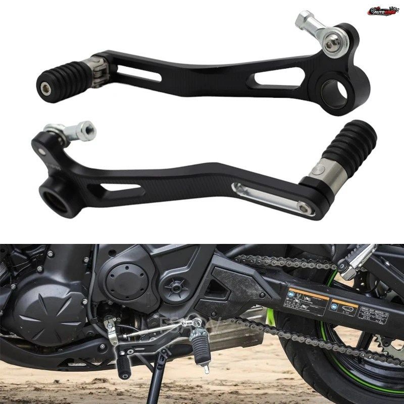 カワサキ VERSYS650 VERSYS 650 2008-2023 2020 2021 2022 モーターサイクル用アルミ製調整式折りたたみギアシフターシフトペダルレバー