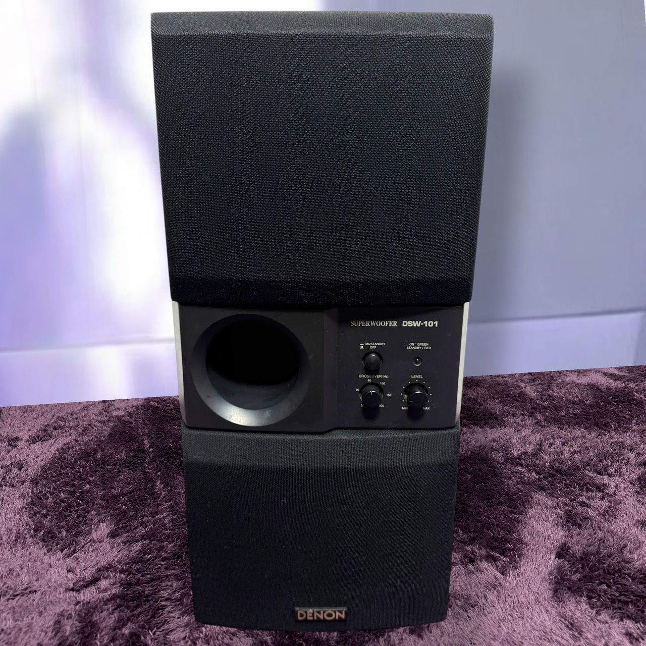 ☆動作品 送料無料 美品 DENON デノン DSW-101 M 木目 スーパー