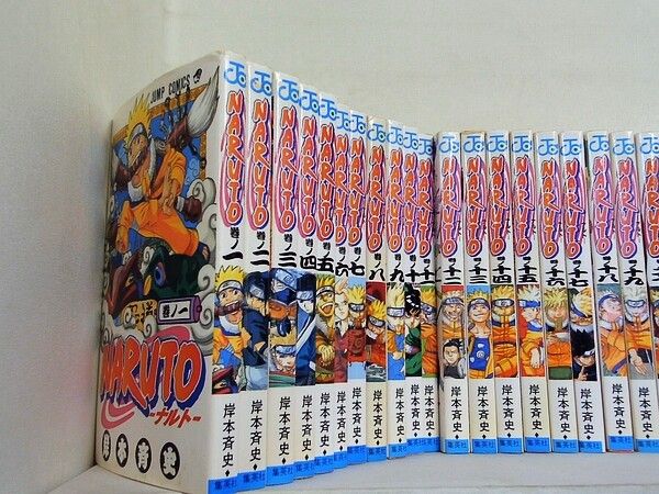 NARUTO ナルト 岸本 斉史 １-７２巻。一部の巻に帯付属。