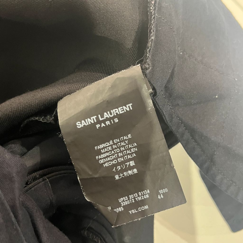 SAINT LAURENT PARIS サンローランパリ 14SS 2Tuck Wool Trousers