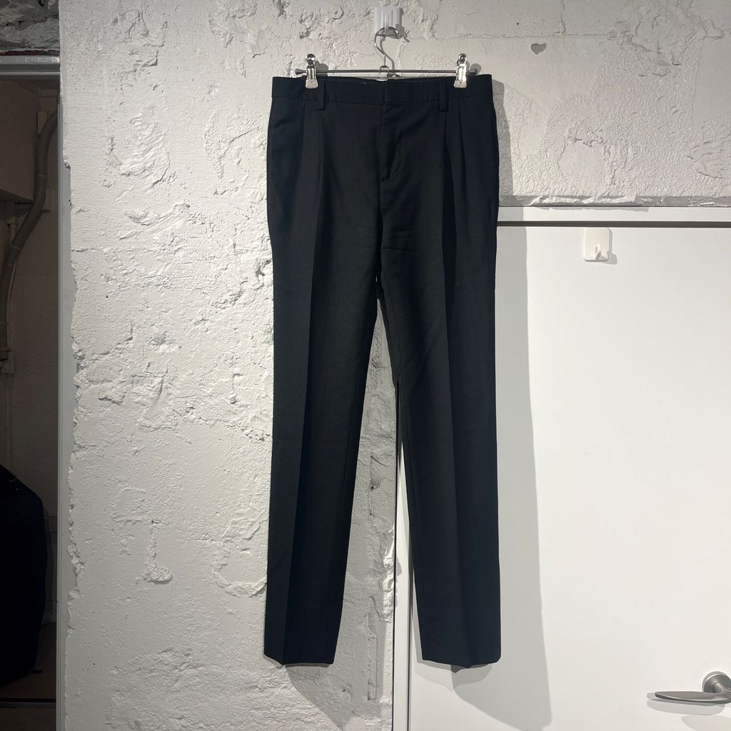 SAINT LAURENT PARIS サンローランパリ 14SS 2Tuck Wool Trousers
